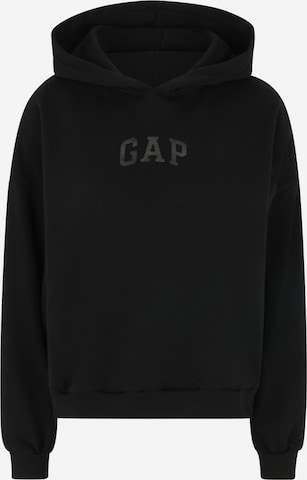 Sweat-shirt Gap Petite en noir : devant
