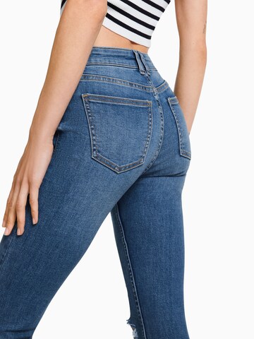 Bershka Skinny Jeans i blå