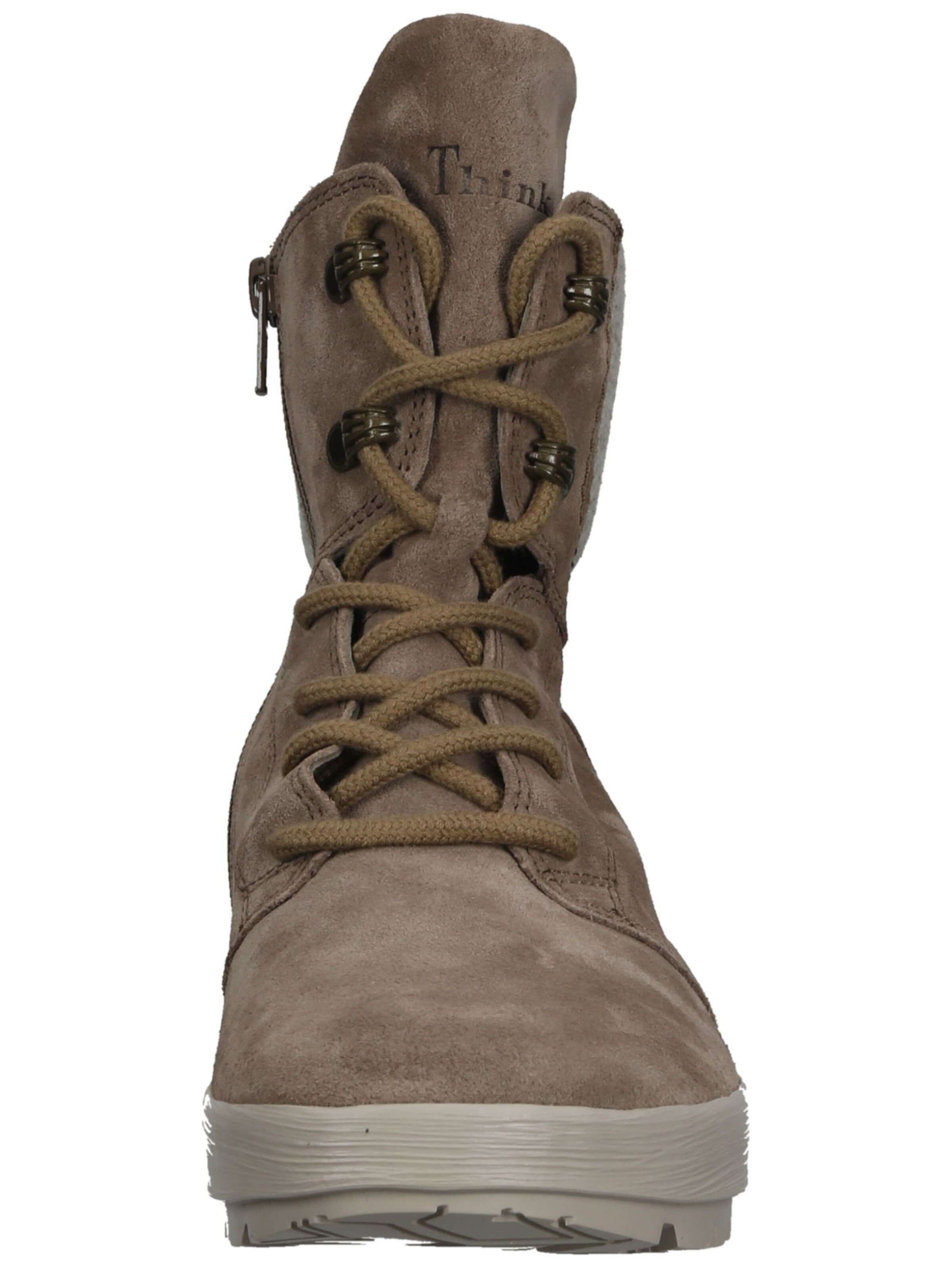 Bottines à lacets THINK! en marron