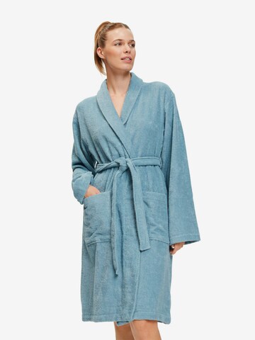 ESPRIT Short Bathrobe in Blue: front