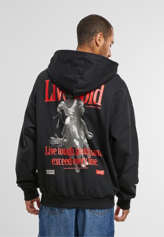 Mister Tee Sweatshirt 'Live Bold' in Schwarz: Vorderseite