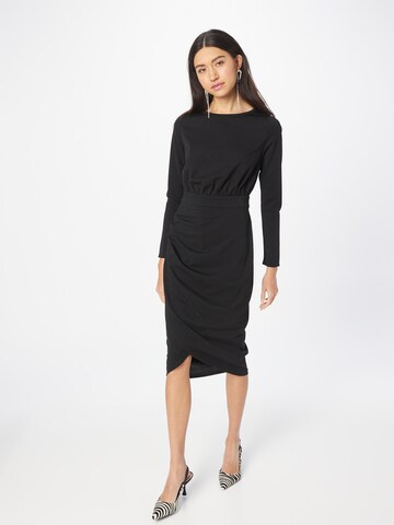 Karl Lagerfeld Dress in Black: front