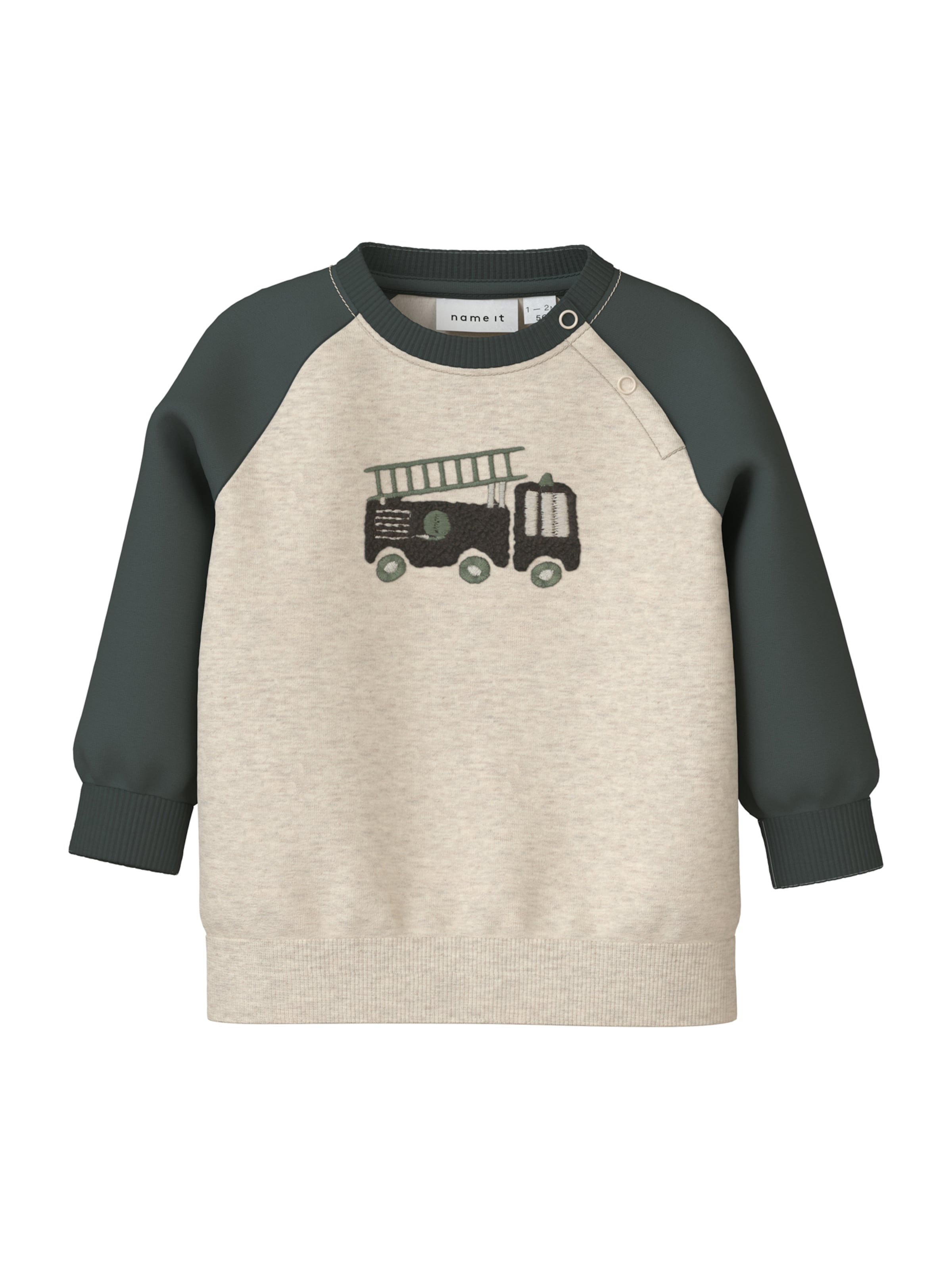 NAME IT - Sudadera 'NBMTHORSTEIN' en gris: frente