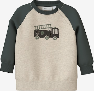 NAME IT Mikina 'NBMTHORSTEIN' - Sivá: predná strana