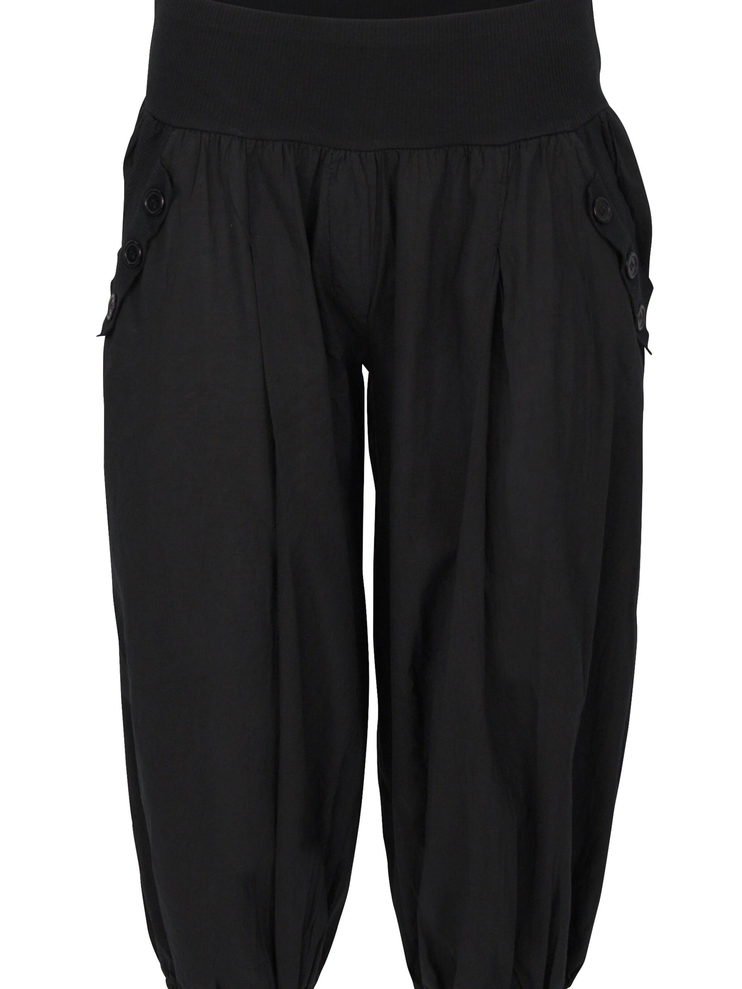 malito more than fashion Loose fit Harem Pants in Black