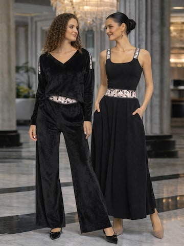 JIORO Shirt 'ESSENTIALS'‌‌‌ in Schwarz