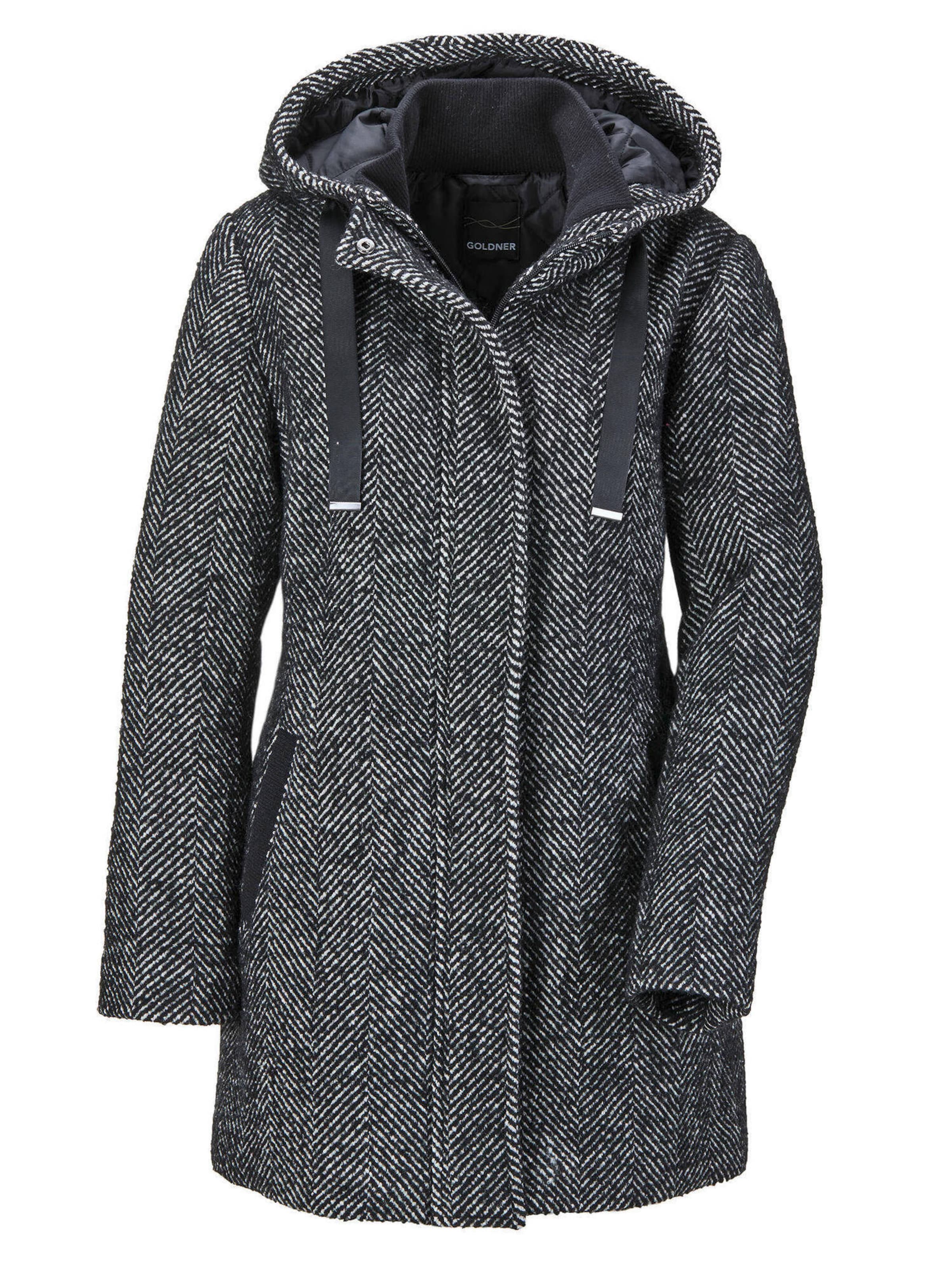 Goldner Tussenmantel in Zwart: voorkant