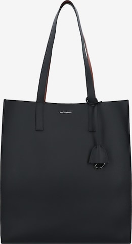 Coccinelle حقيبة تسوق بلون أسود: الأمام