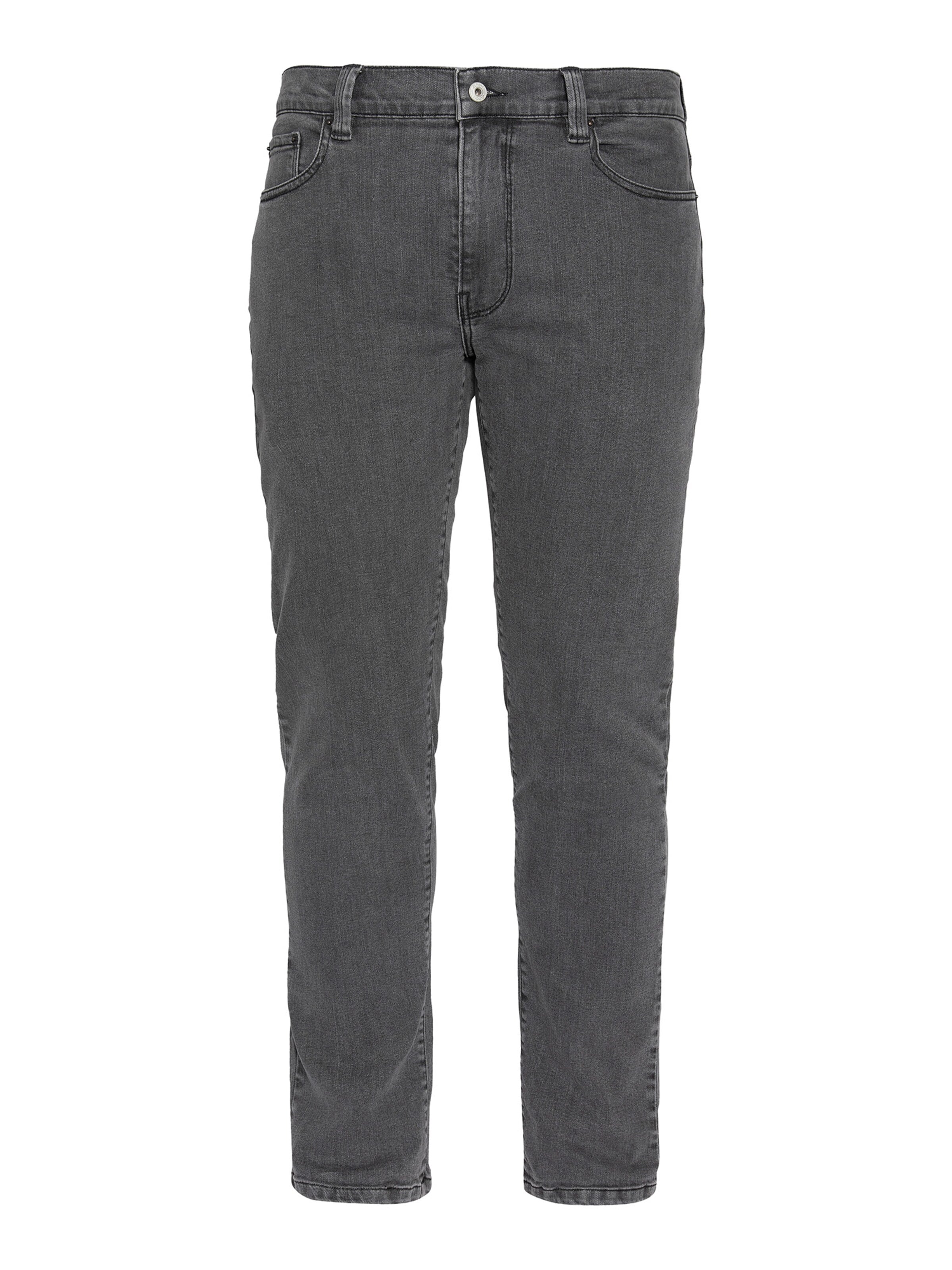 Coupe slim Jean Schott NYC en gris : devant