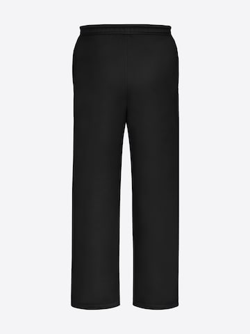TATES Wide leg Workout Pants in Black