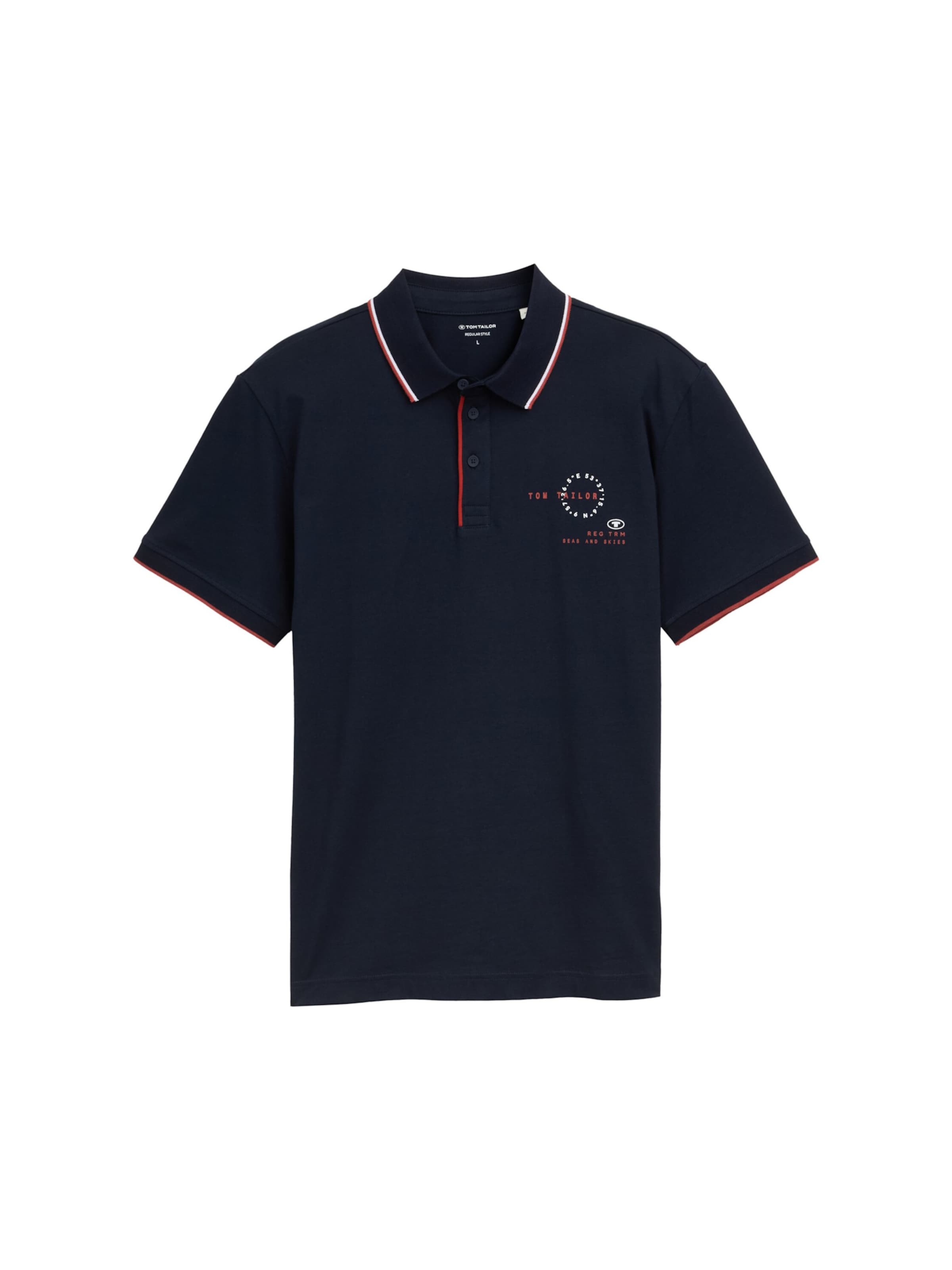 TOM TAILOR Shirt in Blue / Red / White, Item view