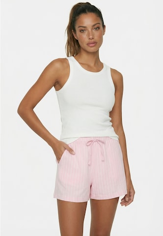 VIVANCE Pyjamashorts in Blau
