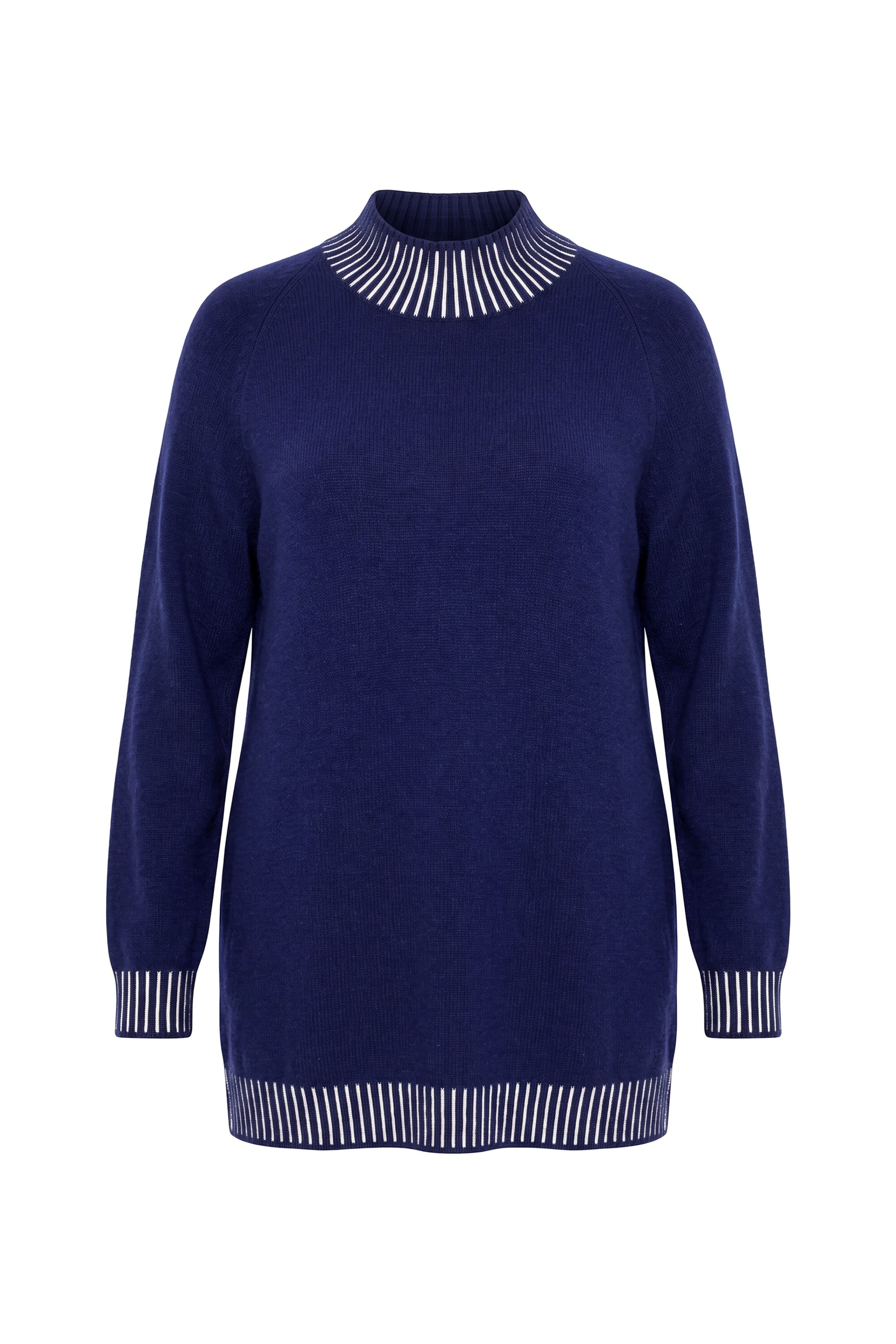 MIAMODA Sweater in M-L in Marine blue, Item view