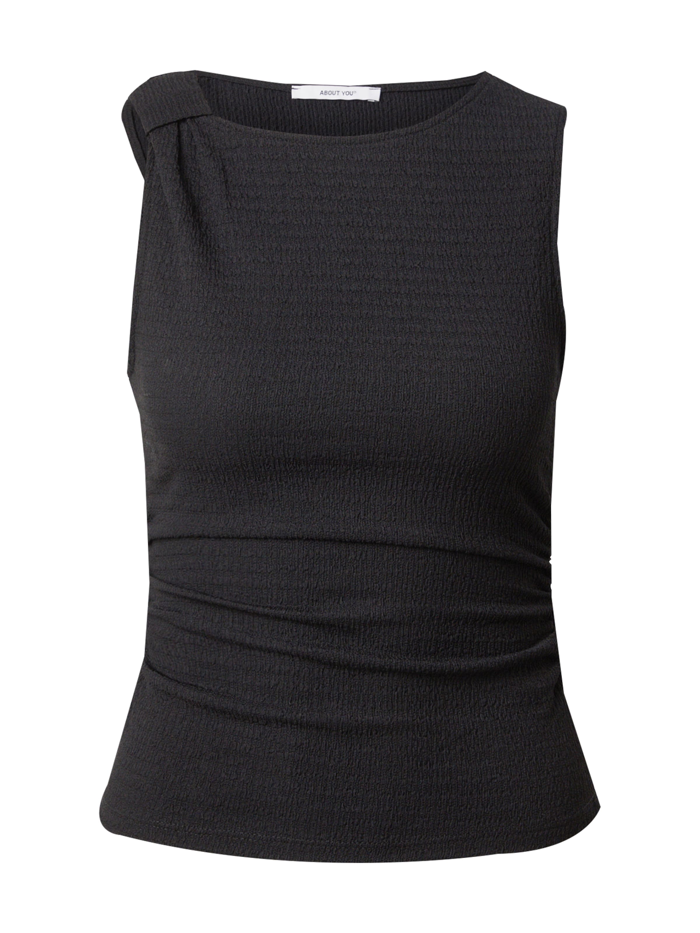 ABOUT YOU Top 'Laurine' w kolorze czarny: przód