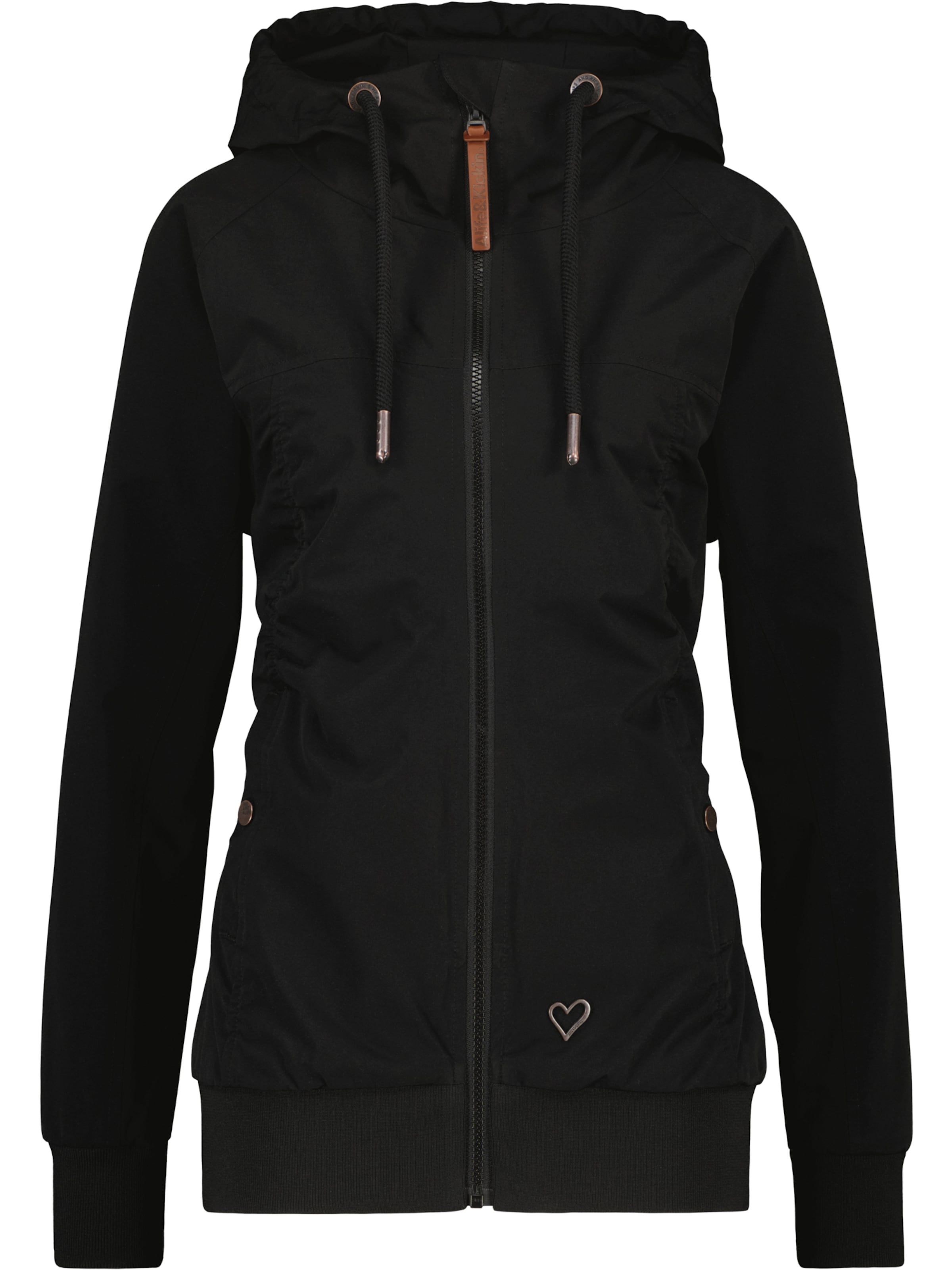 alife & kickin Φθινοπωρινό και ανοιξιάτικο μπουφάν 'NaminiAK A' σε μαύρο: μπροστά