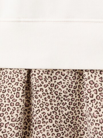 MANGO KIDS Obleka 'AWESOME' | bela barva