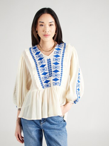 Lollys Laundry Blouse 'Kanpur' in Beige: front