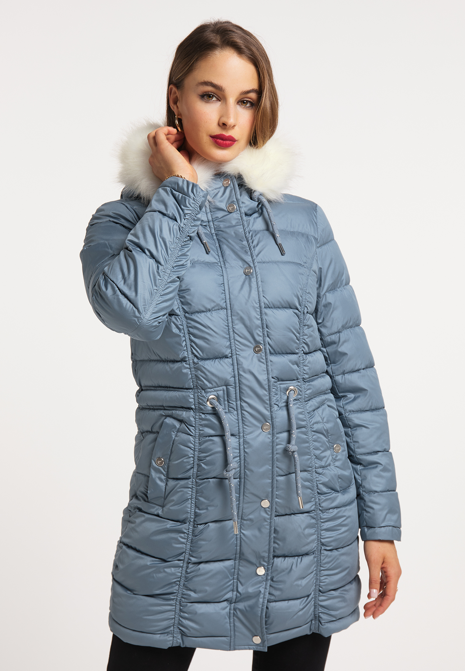 Odzież h6Req faina Płaszcz zimowy w kolorze Podpalany Niebieskim 