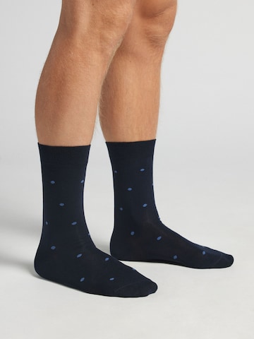 IUMAN Intimissimi Uomo Socks in Blue: front
