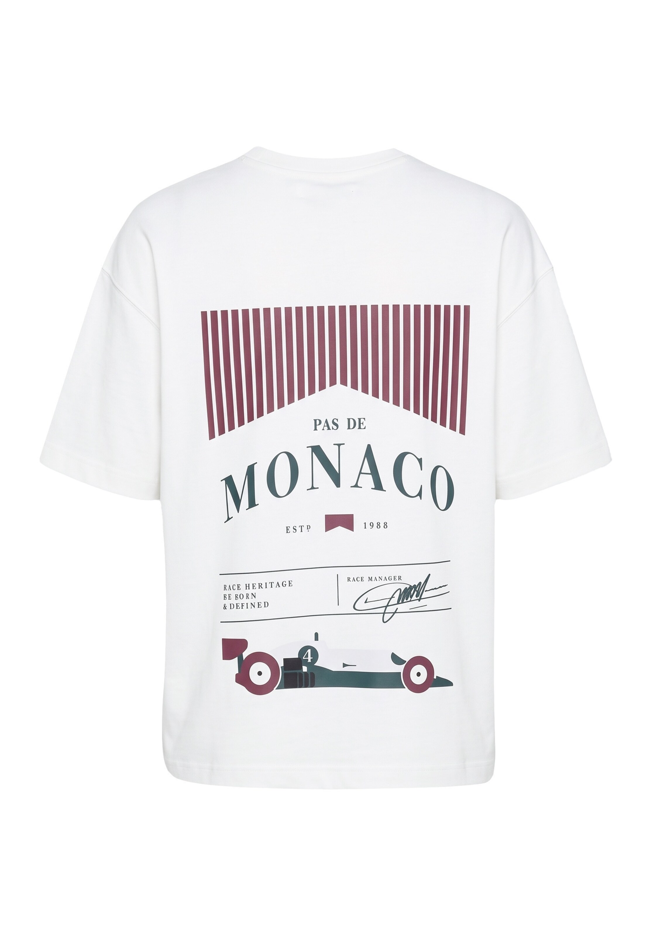 Pas De Monaco Shirt in Wit: terug