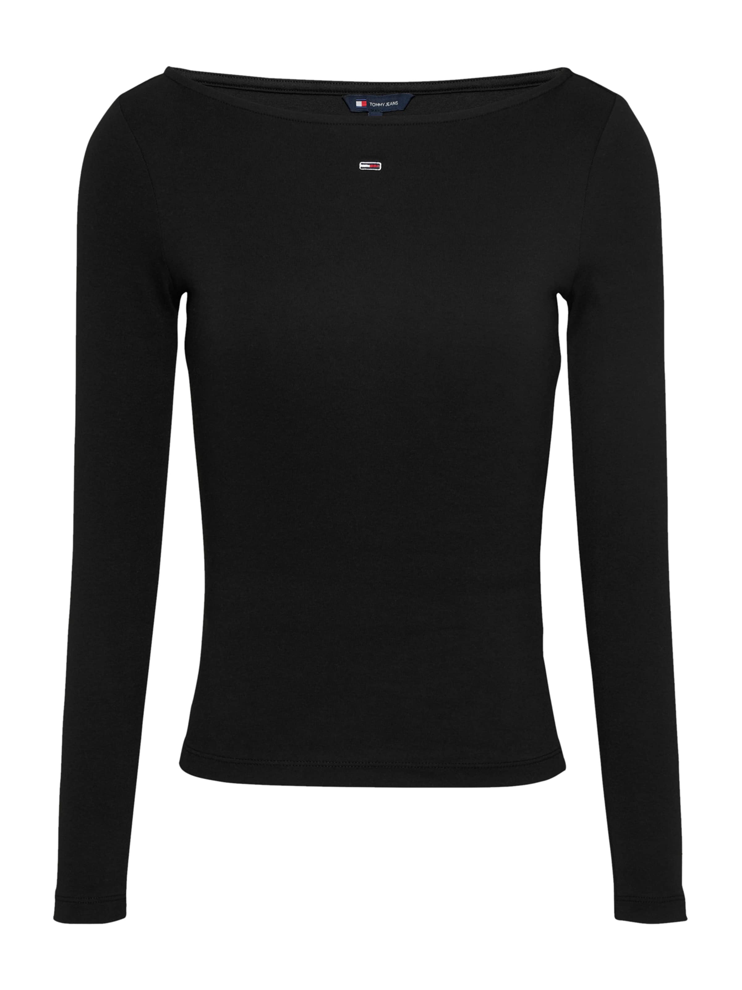 Tommy Jeans Shirt in Black: front