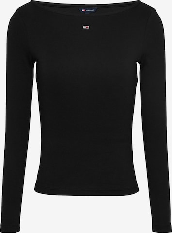 Tommy Jeans Shirt in Black: front