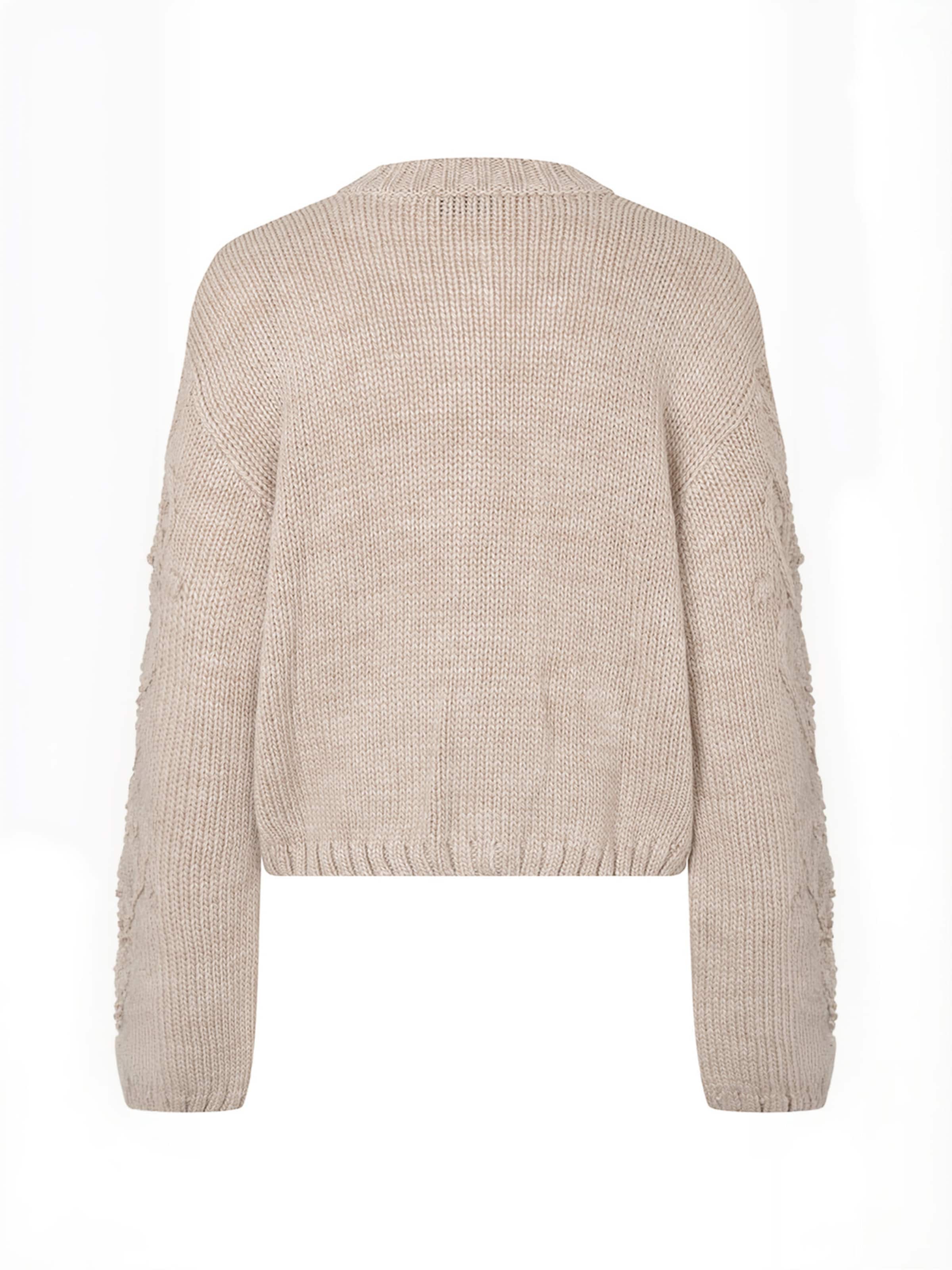 modström Cardigan ' Dahliamd ' in Beige: Rückseite