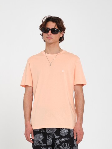 Volcom Shirt 'STONE BLANKS BSC SST' in Roze: voorkant