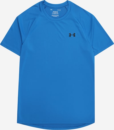 UNDER ARMOUR Functioneel shirt 'Tech 2.0' in de kleur Blauw / Zwart, Productweergave