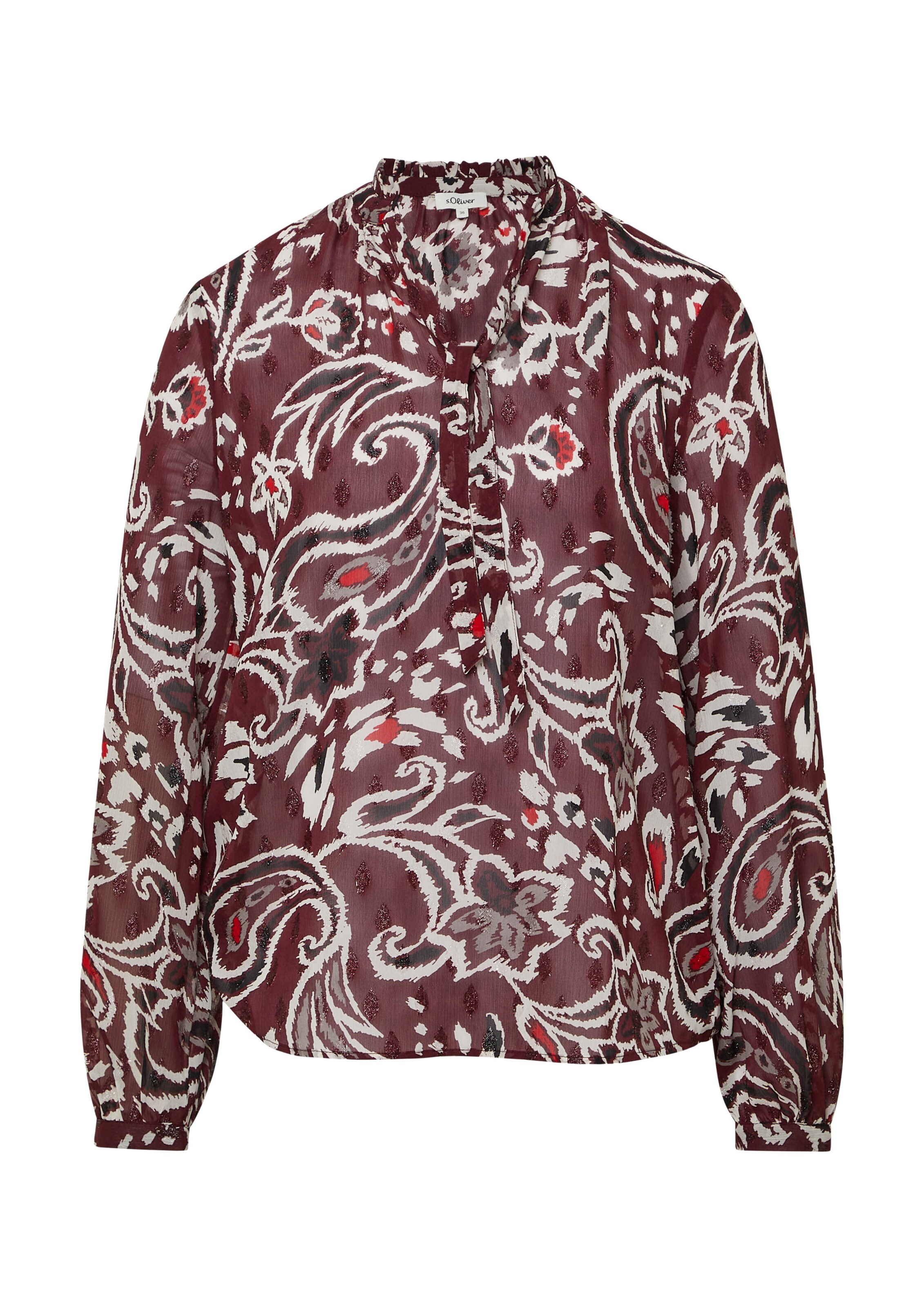 Chemisier s.Oliver en rouge : devant