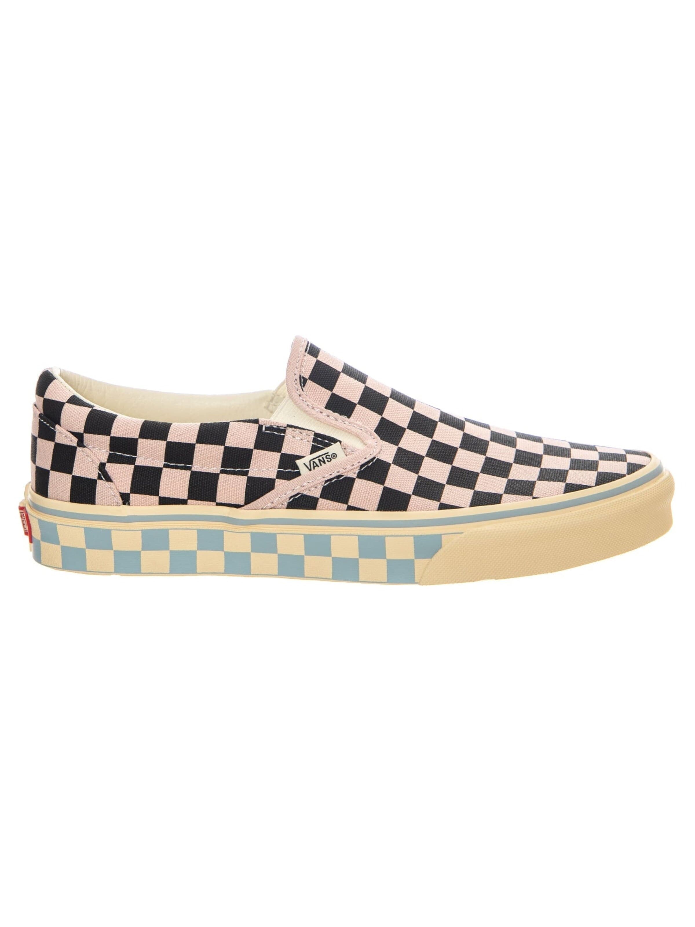 VANS Trampki slip on 'CLASSIC SLIP-ON CHB D PALE PETAL PINK' w kolorze różowy