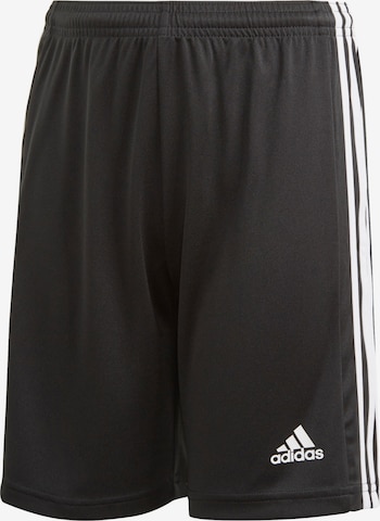 ADIDAS PERFORMANCE Regular Workout Pants 'Squadra 21' in Black: front