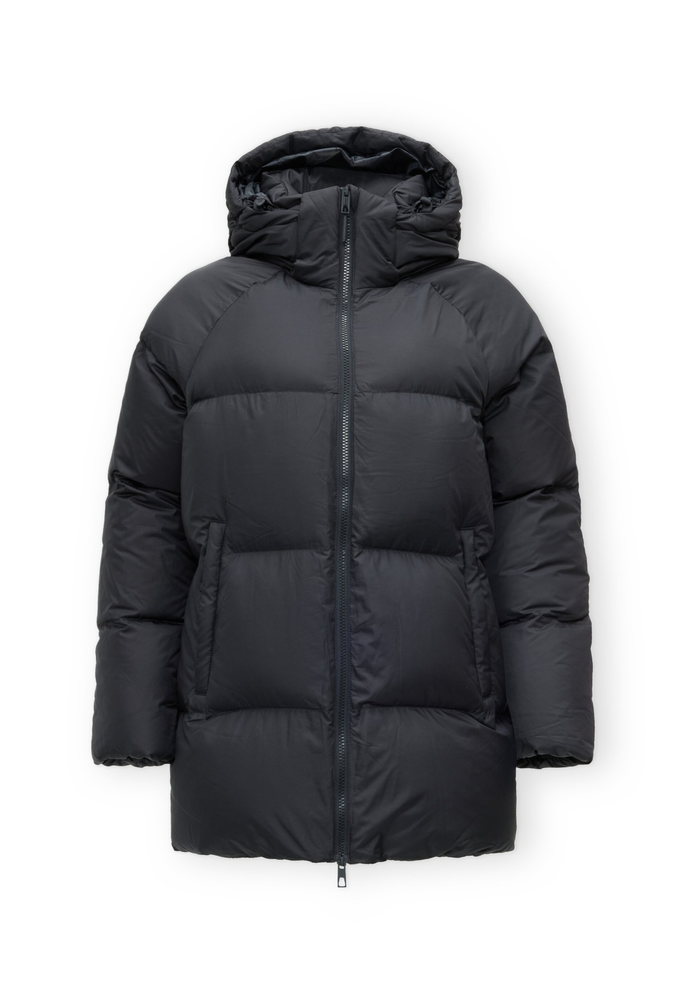 Giacca per outdoor di 4F in nero: frontale