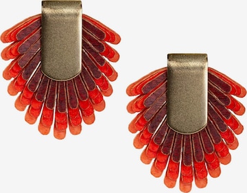 Gretchen Earrings 'Pam Pem' in Red: front