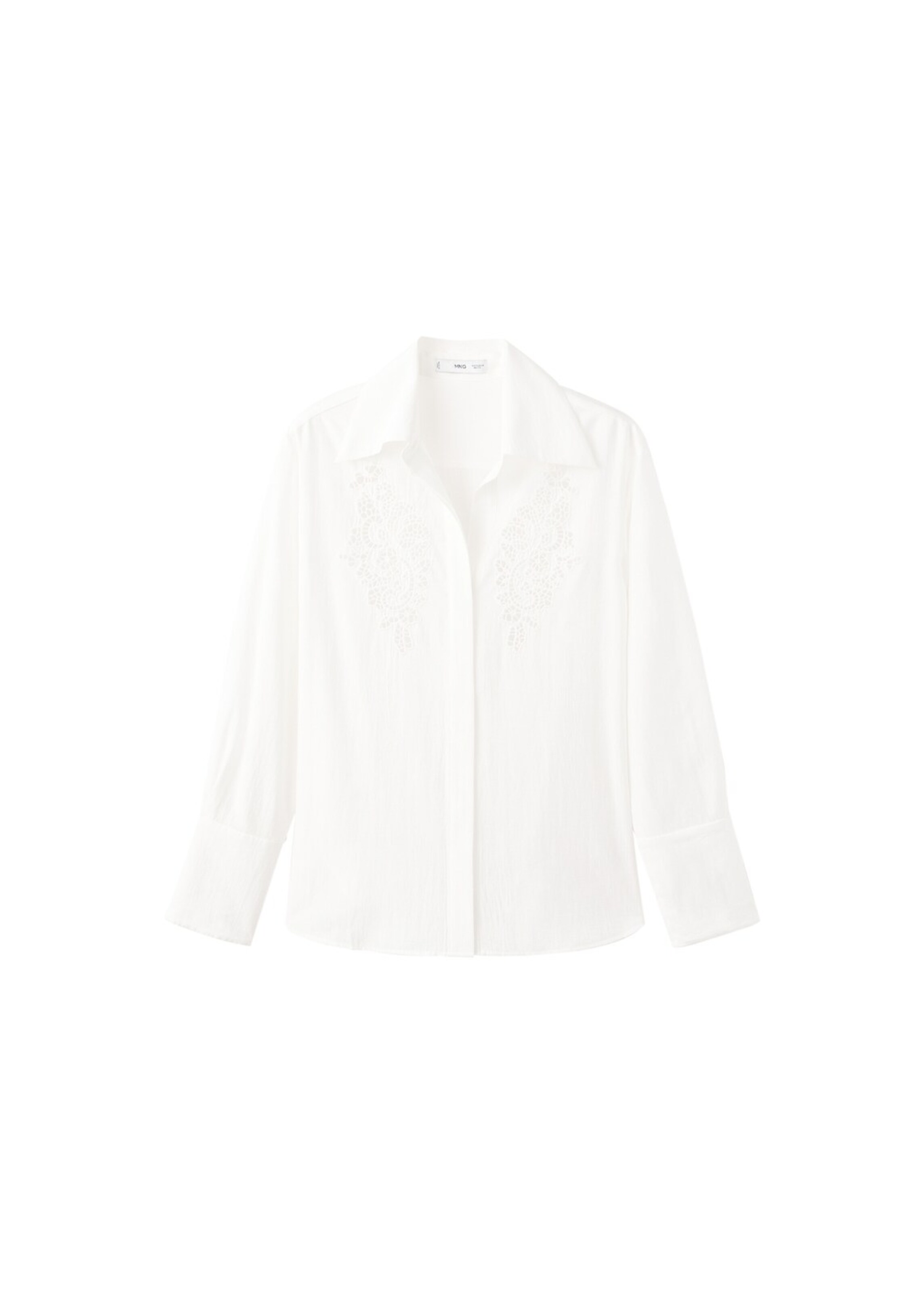 MANGO Blouse 'Candle' in White: front