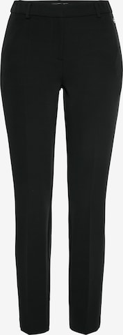 TAMARIS Slim fit Pleated Pants in Black: front
