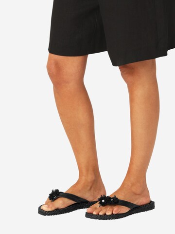 ILSE JACOBSEN T-bar sandals 'Cheerful18F' in Black: front