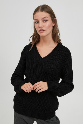 Oxmo Sweater 'Lavea' in Black: front