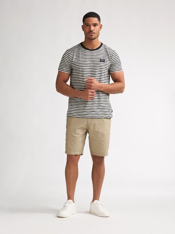 Petrol Industries Regularen Hlače | rjava barva