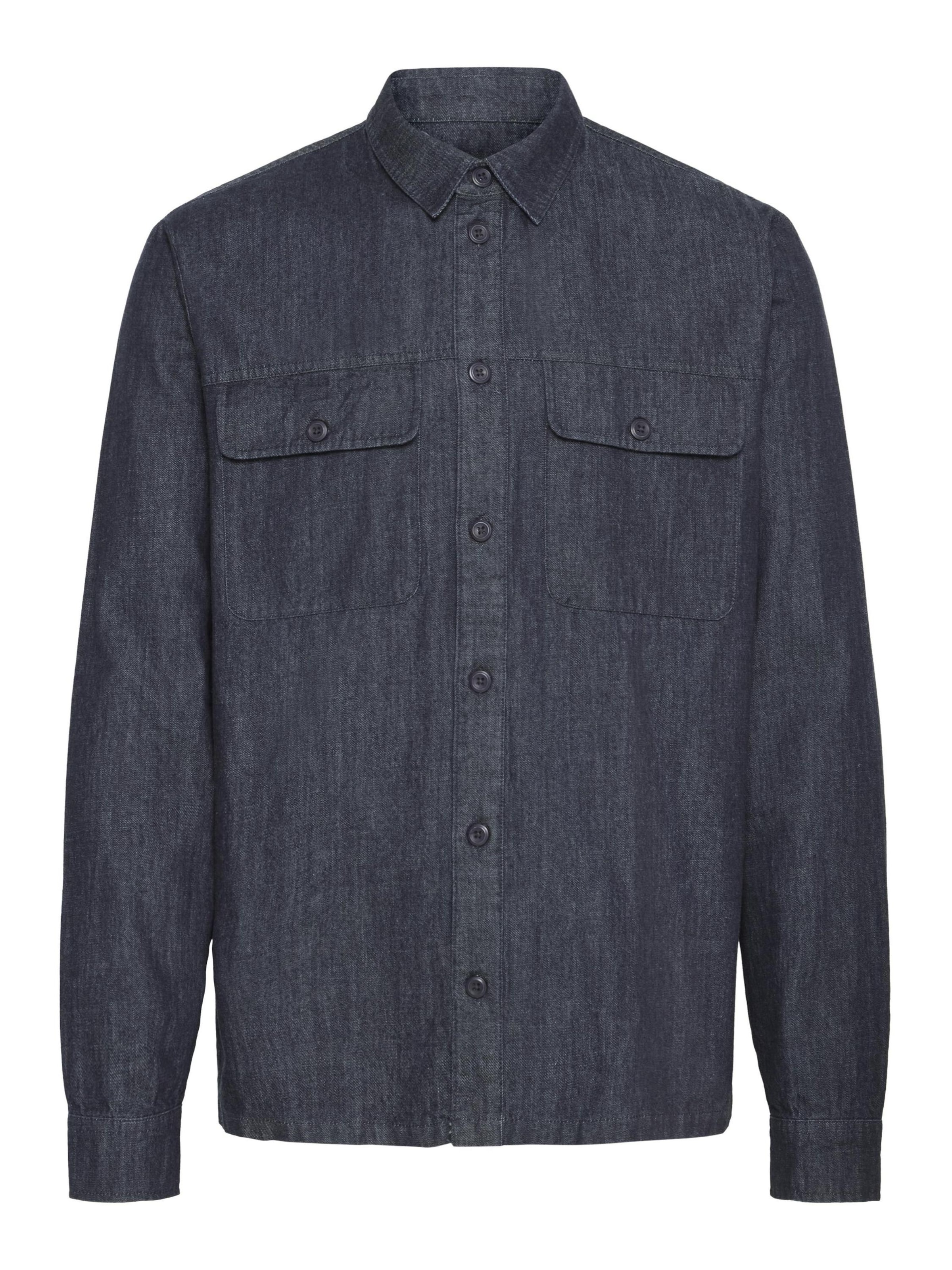 Giacca di mezza stagione ' SDROGUE ' di !Solid in blu: frontale