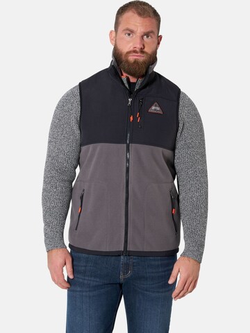 Jan Vanderstorm Vest 'Finnsen' in Grey: front