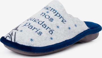 Pisamonas Slippers in Blue: front