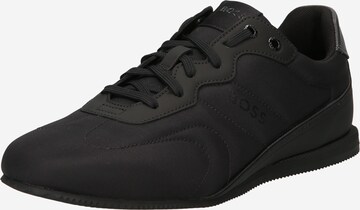 BOSS - Zapatillas deportivas bajas en negro: frente
