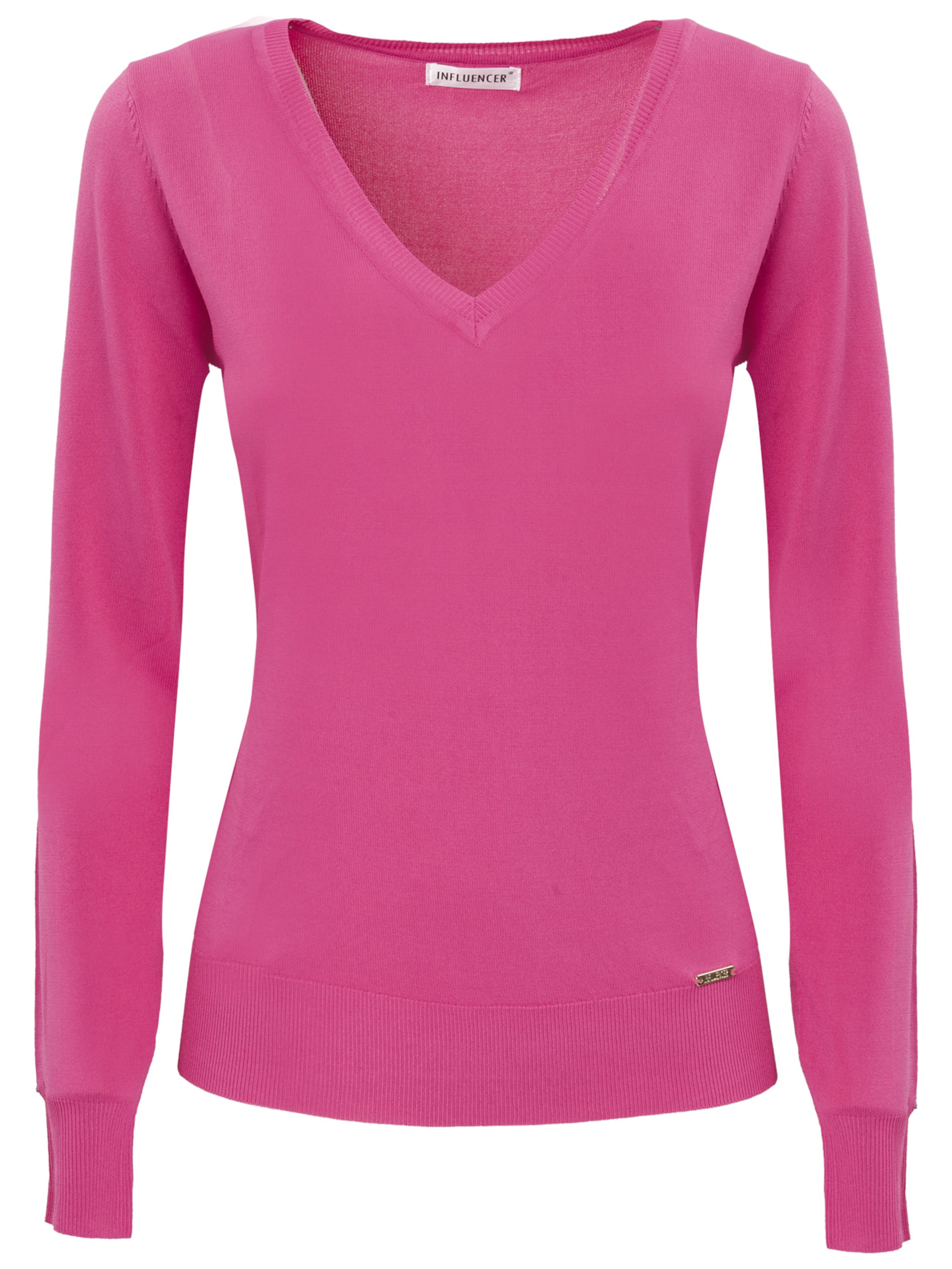 Influencer Sweater in Pink: front