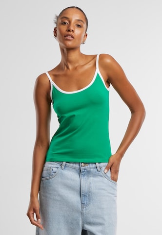 Urban Classics Top in Grün: Vorderseite