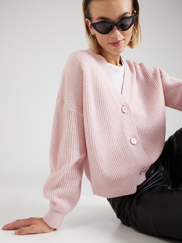 comma casual identity Knit cardigan in Pink