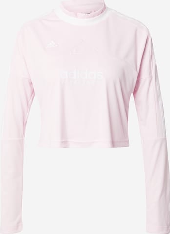 T-shirt fonctionnel 'Tiro' ADIDAS SPORTSWEAR en rose : devant