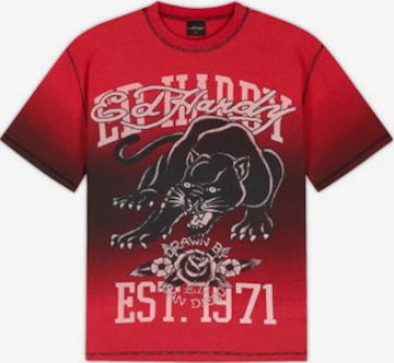 Ed Hardy Paita 'Panther' värissä punainen: etupuoli