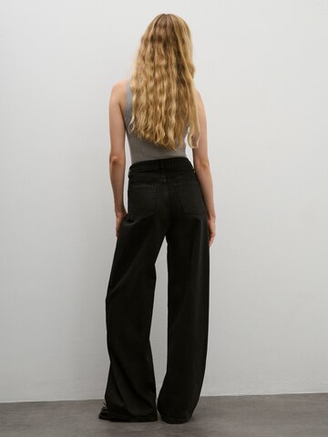 Wide Leg Jean ABOUT YOU x Marie von Behrens en noir