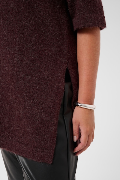 KAFFE CURVE Sweater in L in Mottled brown, Item view